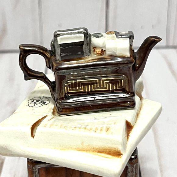 Rare Complete! Paul Cardew Designs Miniature Cash Register Teapot Sugar Box 4” - Picture 4 of 8